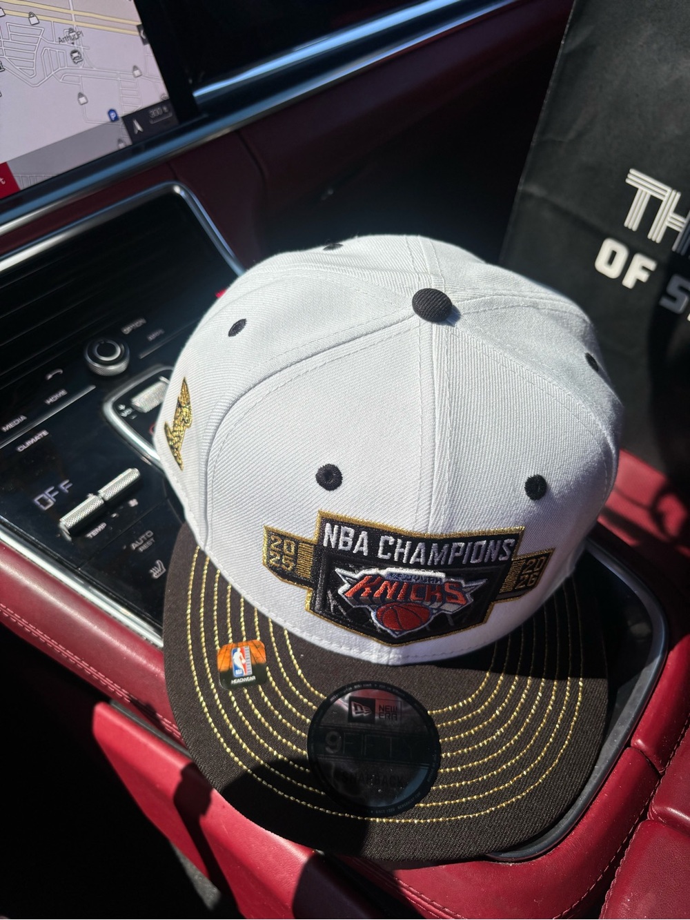 NBA White & Black 9FIFTY Snapback Hat